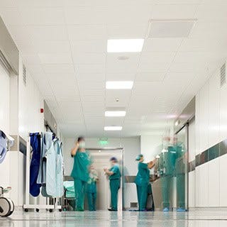 Hospital ceilings