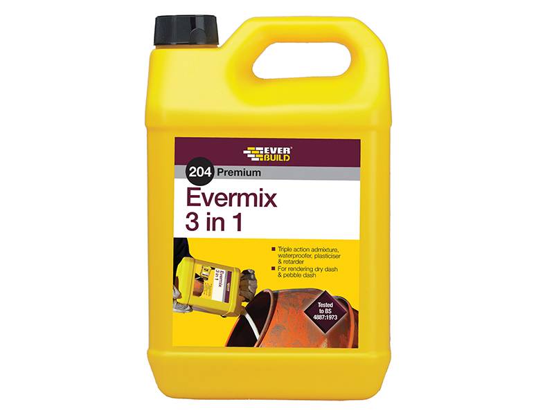 Everbuild Sika EVBEMIX5 204 Evermix 3-in-1 5 litre
