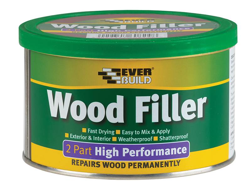 Everbuild Sika EVB2PRED05 2-Part High-Performance Wood Filler Redwood 500g
