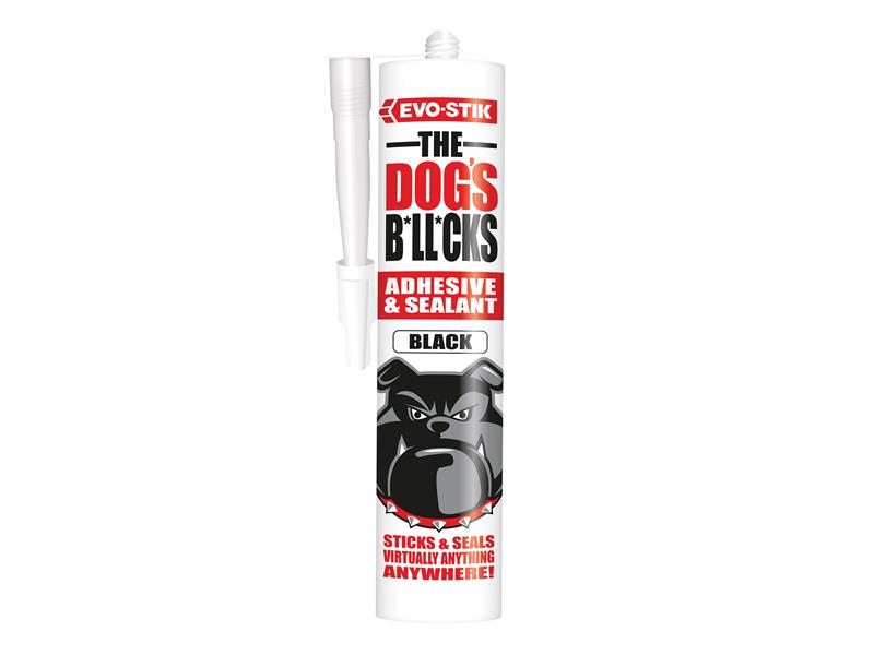 EVO-STIK EVOTDBBL The Dog's B*ll*cks Multipurpose Adhesive & Sealant  Black 290ml
