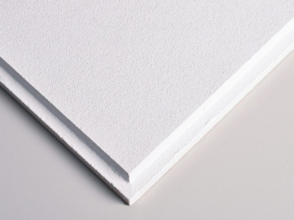 Zentia Armstrong Ultima+ Ceiling Tiles Tegular24 Edge 600mm x 600mm - Box of 10 (3.6m2) - BP7664M4A