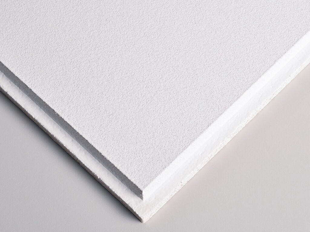 Zentia Armstrong Ultima+ dB Ceiling Tiles Tegular15 90 Edge 600mm x 600mm - Box of 10 (3.6m2) - BP7697M4A