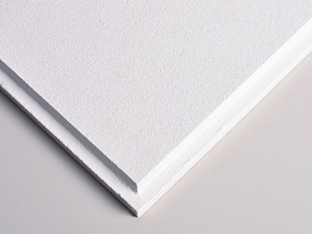Zentia Armstrong Ultima+ hA Ceiling Tiles Tegular24 Edge 600mm x 600mm - Box of 10 (3.6m2) - BP7678M4A