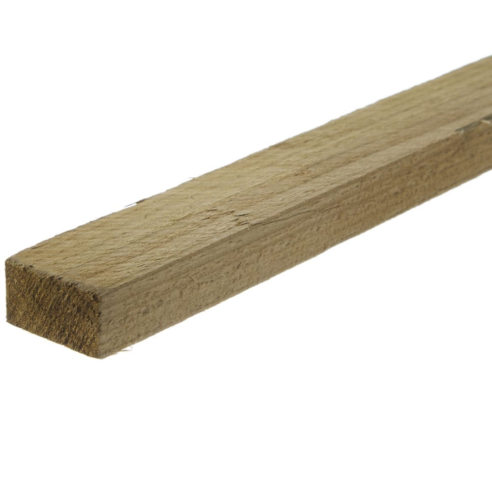 Sawn Treated Timber Batten 3600mm x 50mm x 25mm (2in x 1in) at Building Materials