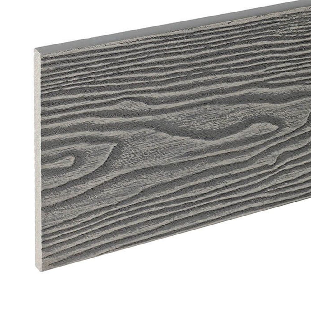 Cladco Composite Fascia Board Woodgrain Effect 2400mm x 146mm x 10.5mm - Stone Grey