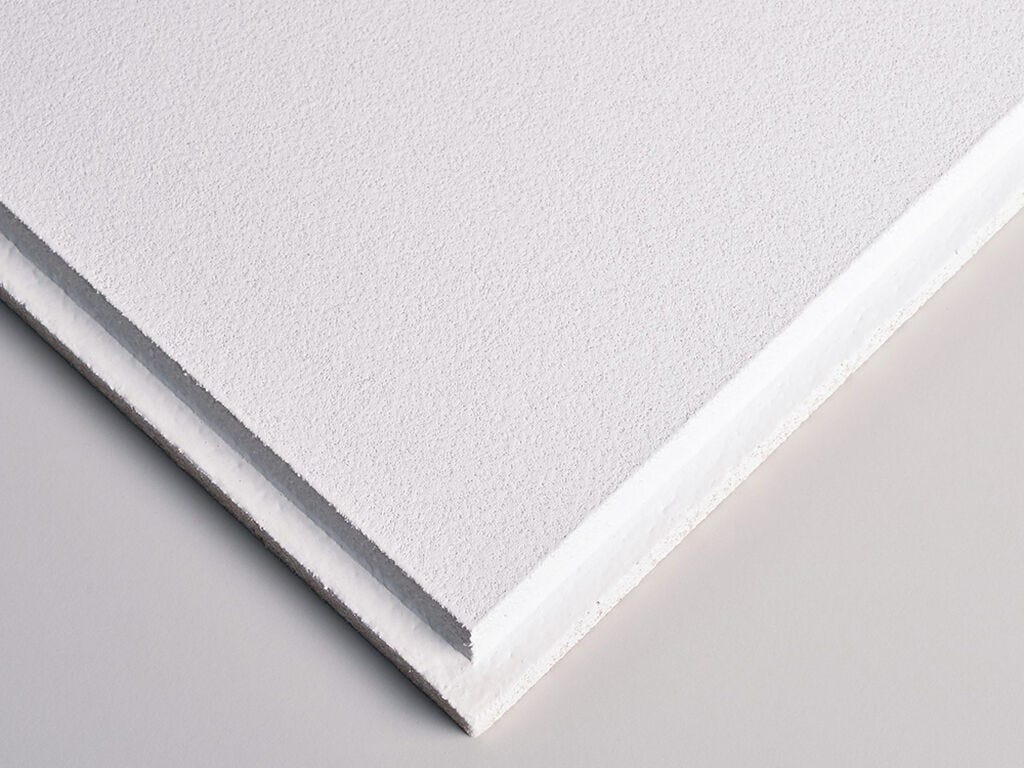 Zentia Armstrong Ultima+ Ceiling Tiles Tegular15 90 Edge 1200mm x 300mm - Box of 8 (2.88m2) - BP7676M4A