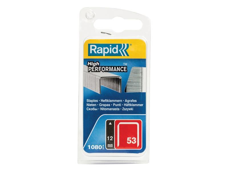 Rapid RPD40109505 53/12B 12mm Galvanised Staples (Pack 1080)
