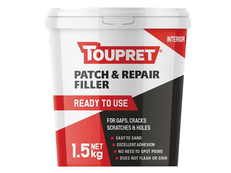 Toupret TOUFGRP15GB Ready to Use Patch & Repair 1.5kg