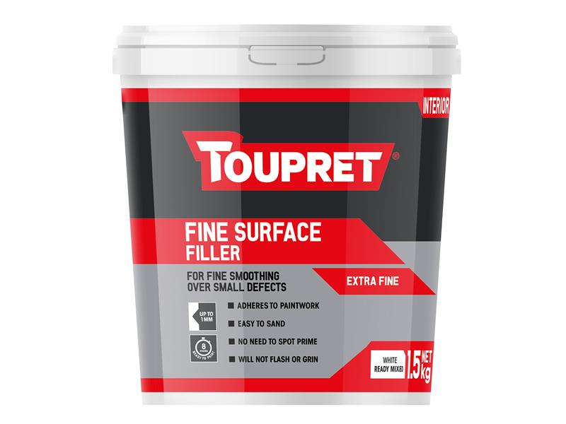Toupret TOUTTLIP015 Fine Surface Filler 1.5kg