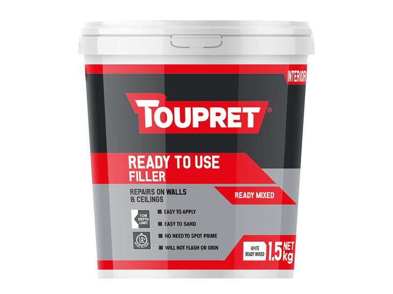 Toupret TOUTTRP015 Ready To Use Filler 1.5kg