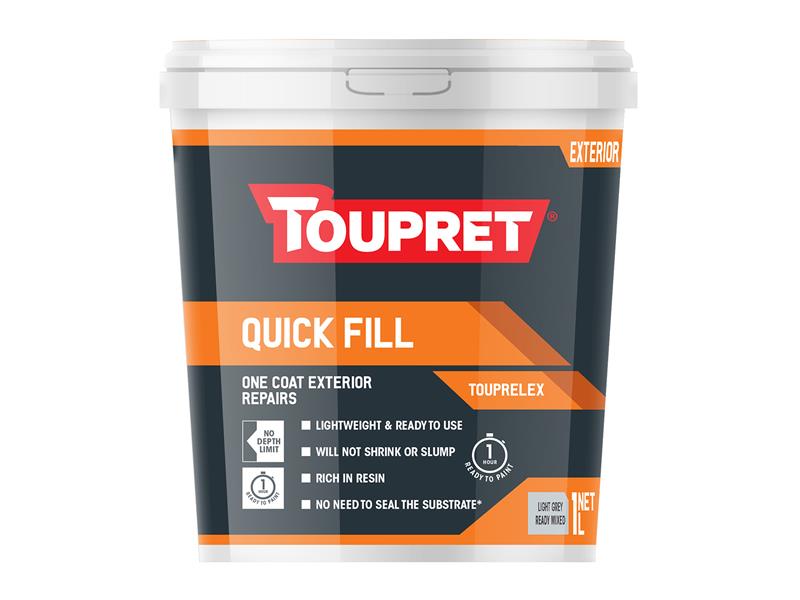 Toupret TOUTTTLX01 Quick Fill (Exterior) 1 litre